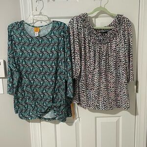Set of two 2x tops